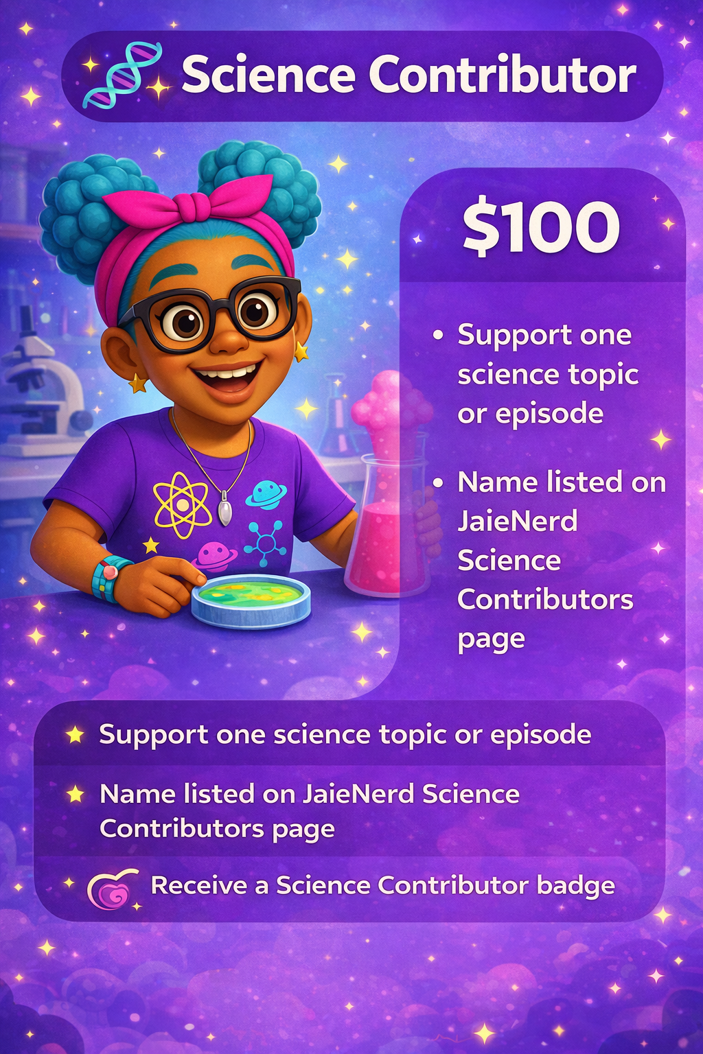 🧬 Science Contributor - $100