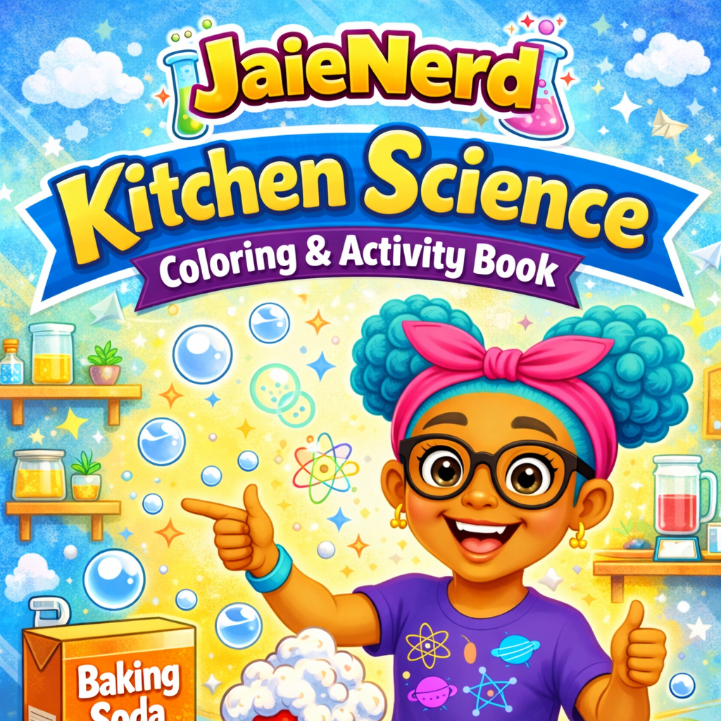 JaieNerd Kitchen Science : Coloring and Activity eBook