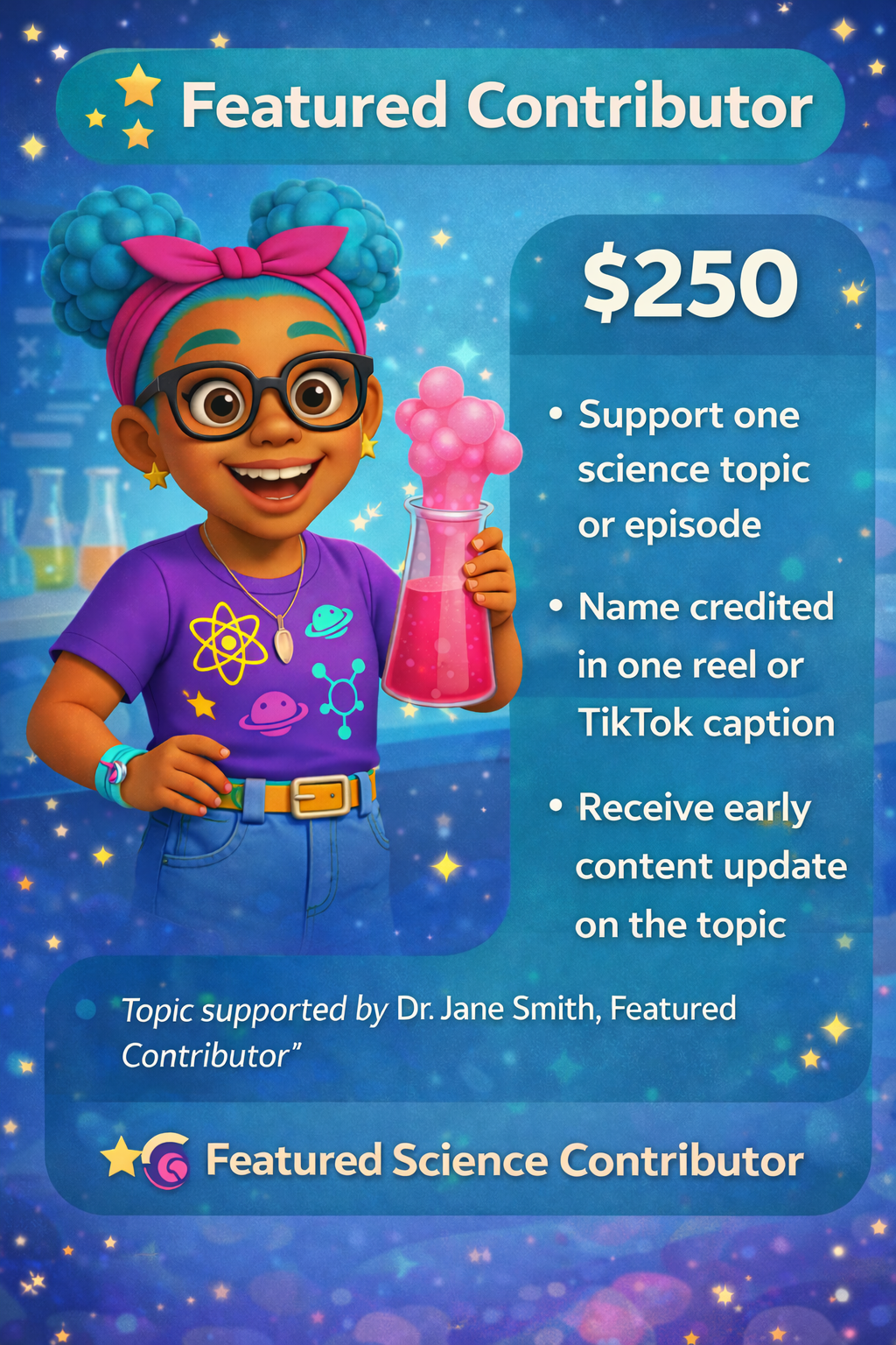 🔬 Featured Contributor – $250