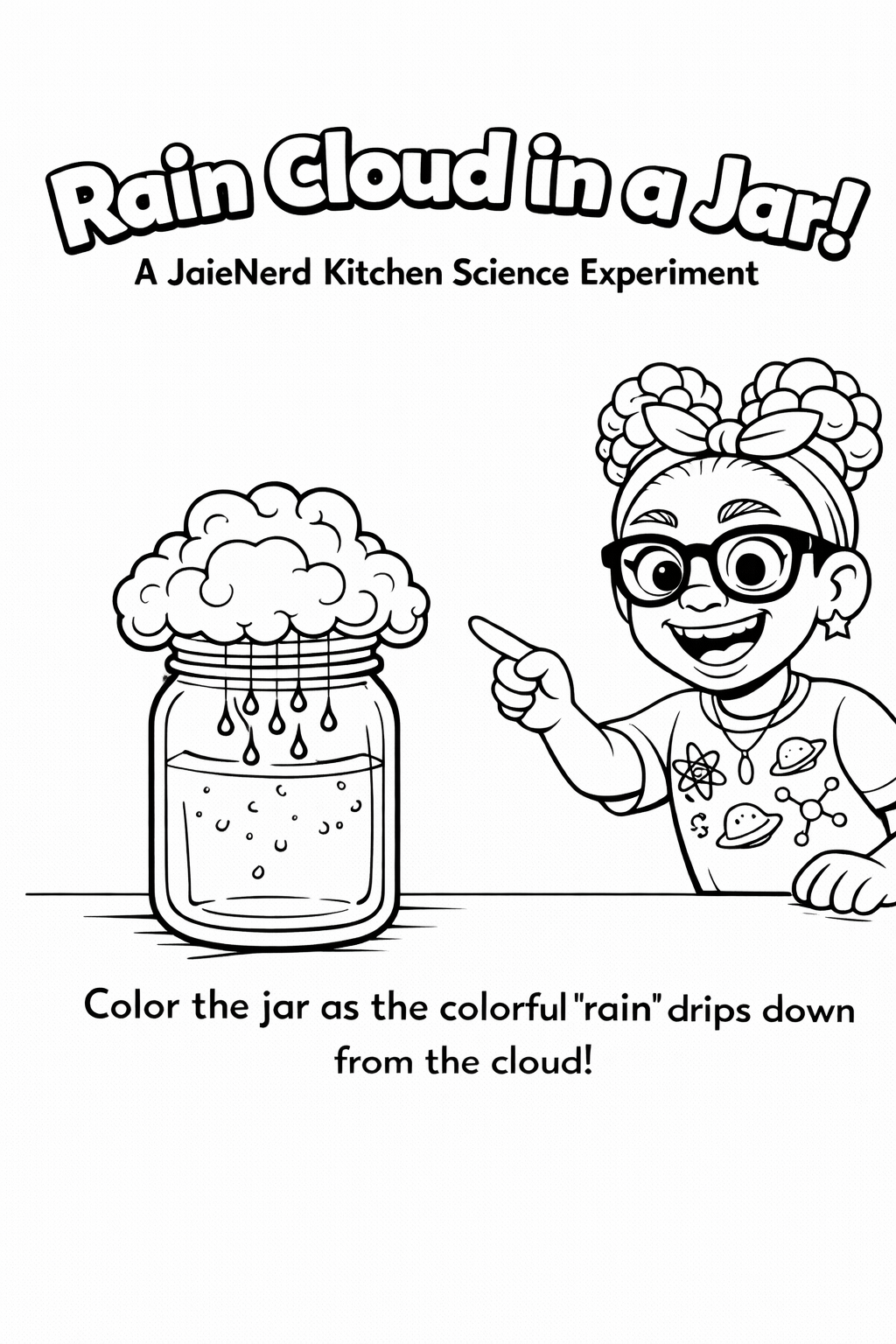 JaieNerd Kitchen Science : Coloring and Activity eBook